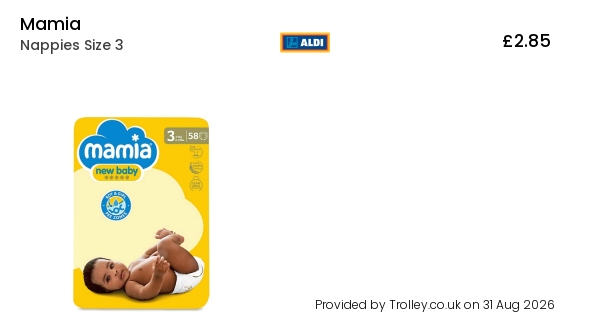 Mamia Nappies, Size 3, Jumbo Pack