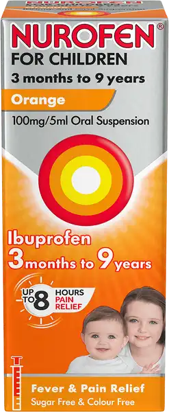 Nurofen for Children 3 Months to 9 Years Orange 100ml
